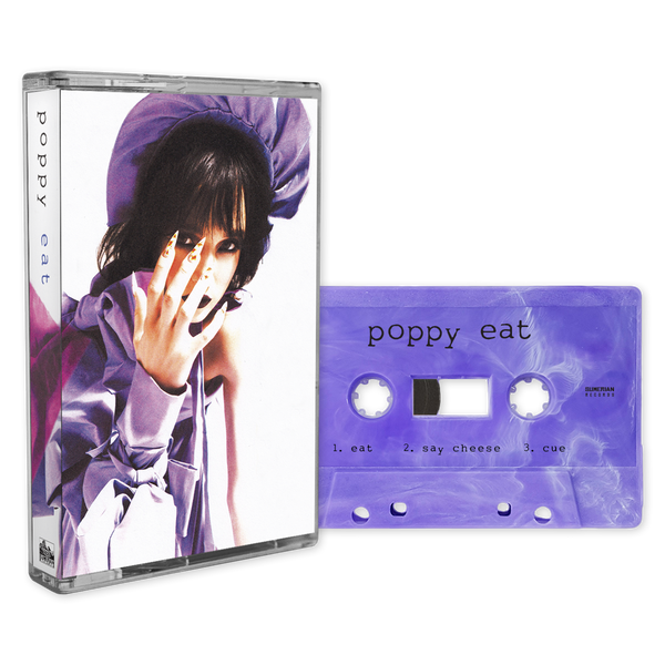 POPPY 'EAT' RECYCLED PURPLE CASSETTE