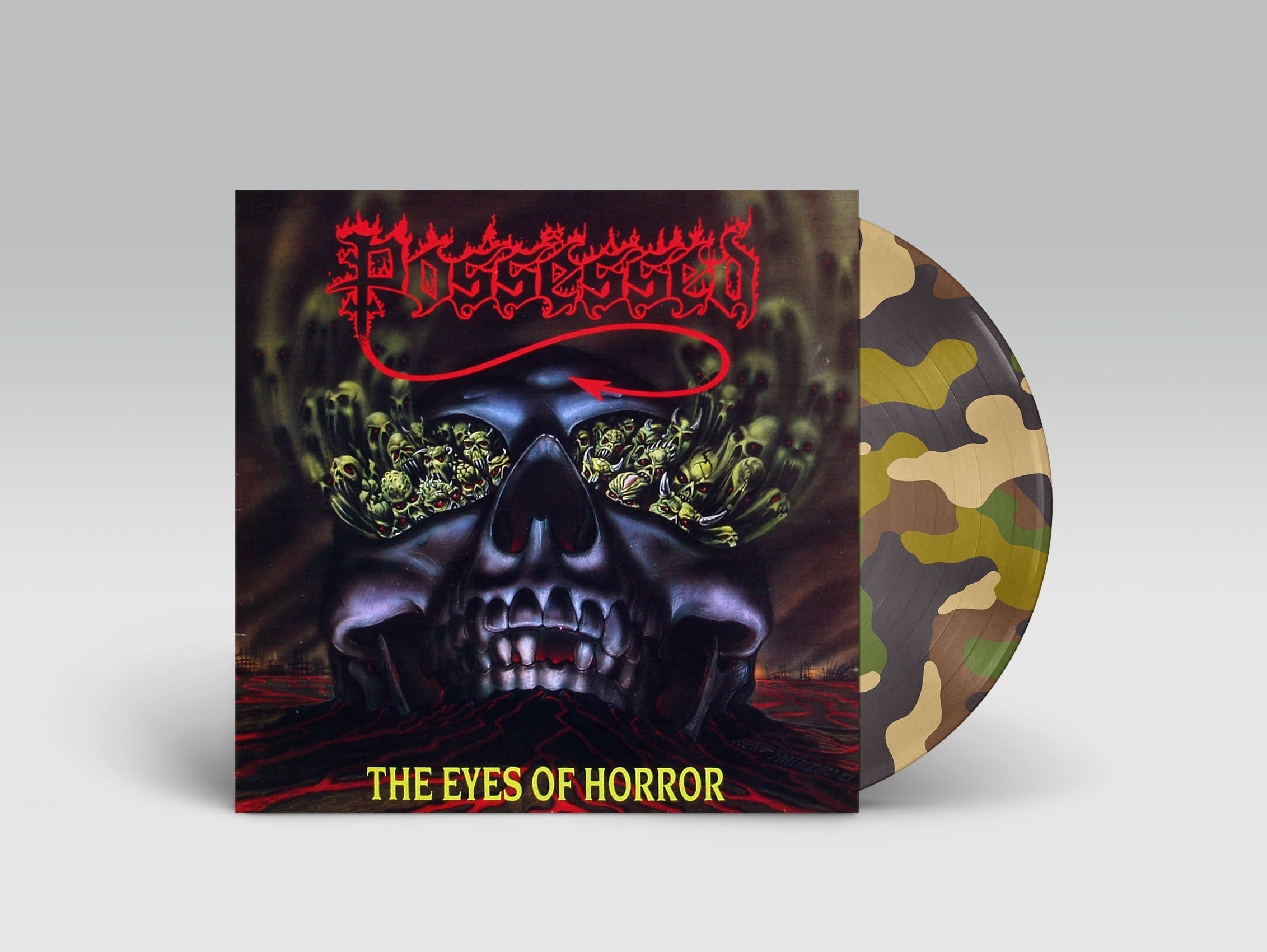 POSSESSED ‘EYES OF HORROR’ LP (Limited Edition — Only 200 Made, Camo Picture Disc)