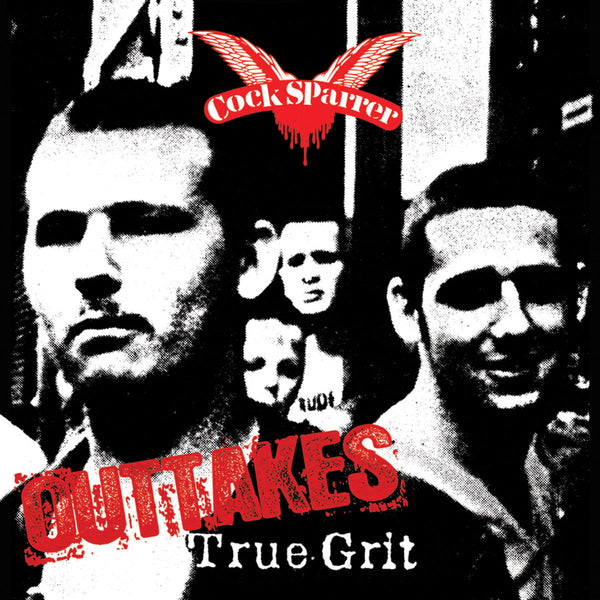 COCK SPARRER 'TRUE GRIT OUTTAKES' LP (Clear & Black Smoke Vinyl)
