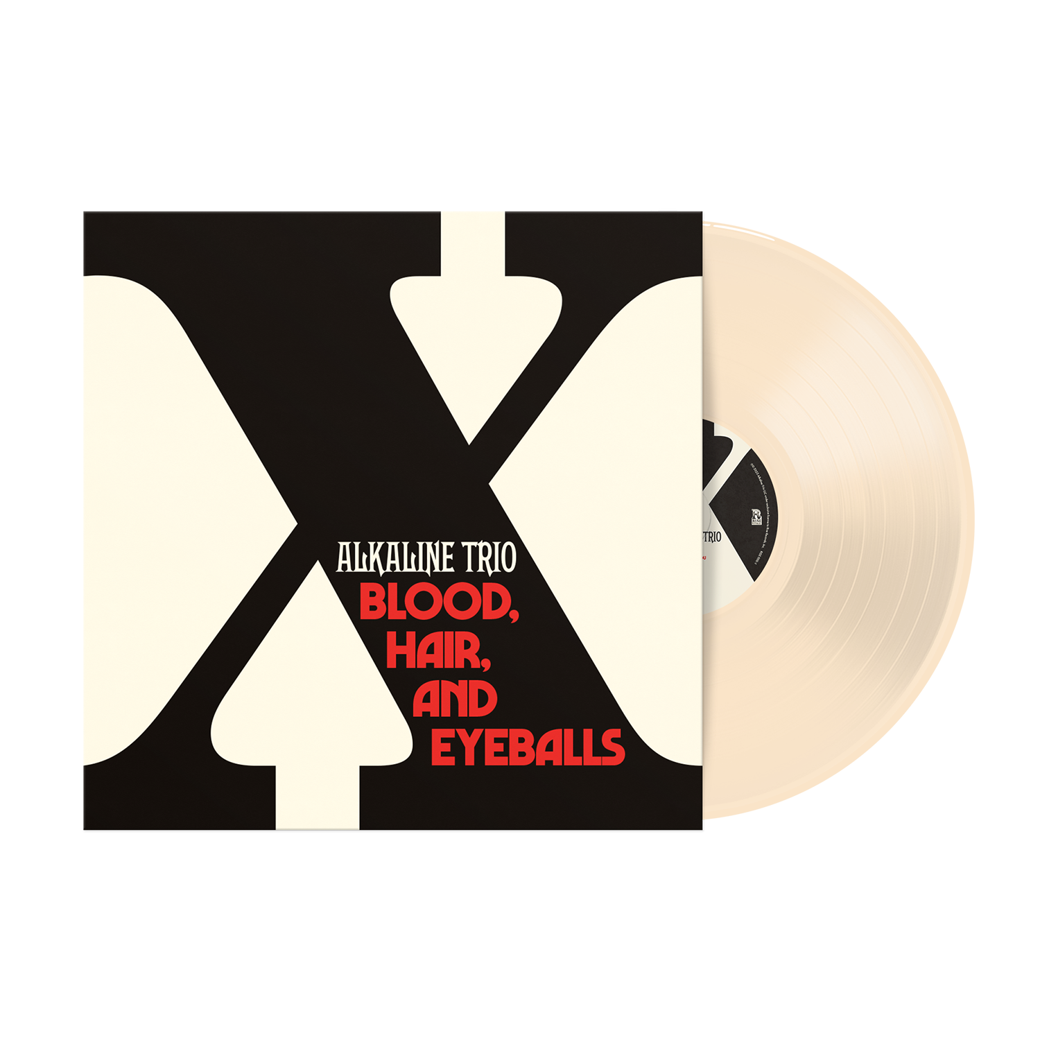 ALKALINE TRIO 'BLOOD, HAIR, AND EYEBALLS' LP (Limited Edition – Only 300 Made, Bone Vinyl)