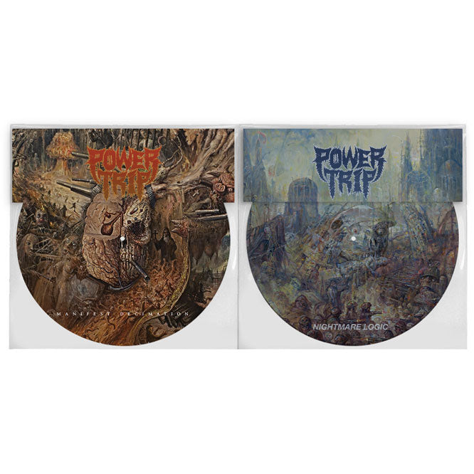 POWER TRIP 'MANIFEST DECIMATION/NIGHTMARE LOGIC' 2LP (Picture Disc, Riley Gale Foundation Edition)