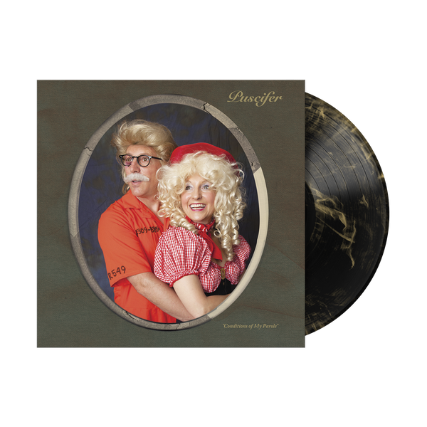 PUSCIFER ‘CONDITIONS OF MY PAROLE’ 2LP (Limited Edition – Only 500 Made, Black & Gold Swirl Vinyl)