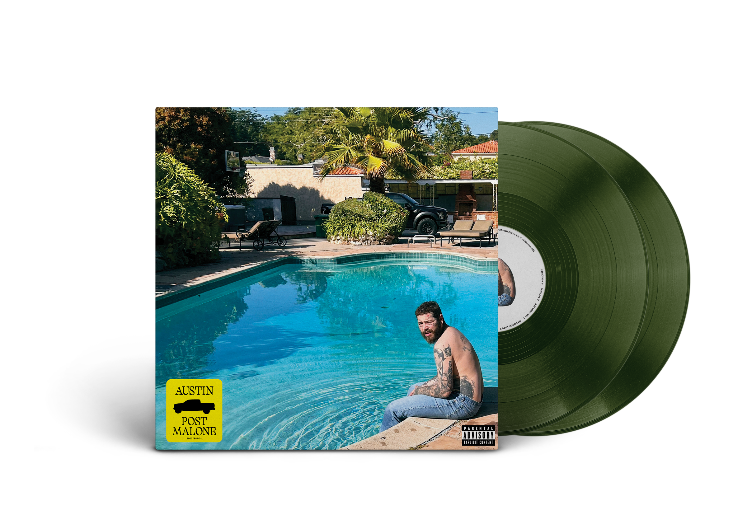 POST MALONE 'AUSTIN' 2LP (Forest Green Vinyl)