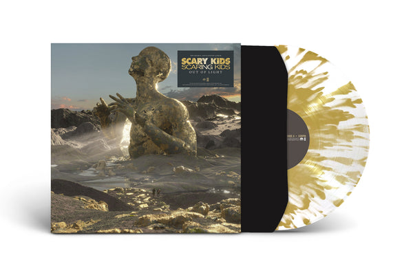 SCARY KIDS SCARING KIDS 'OUT OF LIGHT' LP – ONLY 350 MADE (Limited Edition White w/Gold Splatter Vinyl)