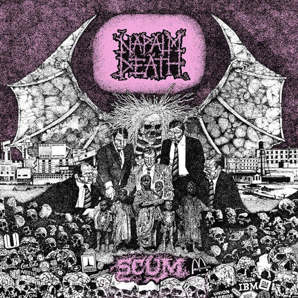 NAPALM DEATH 'SCUM' LP (Pink Vinyl)
