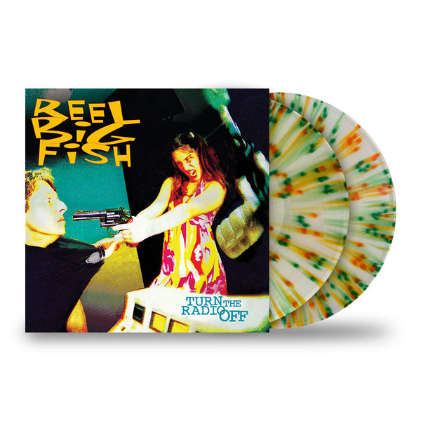 REEL BIG FISH 'TURN OFF THE RADIO' 2LP (Limited Edition – Only 500 Made, Milky Clear w/ Green & Orange Splatter Vinyl)