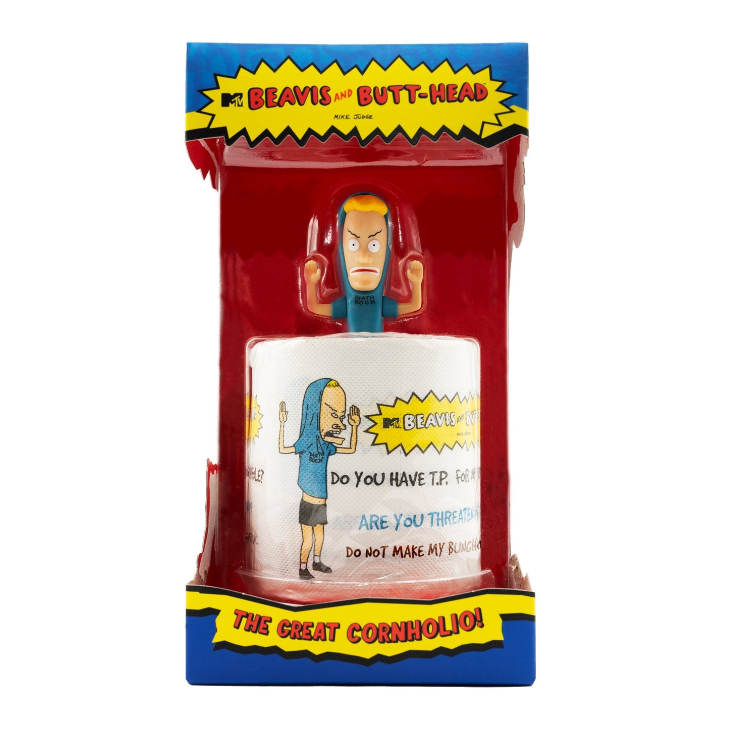 CORNHOLIO ACTION FIGURE BEAVIS AND BUTTHEAD REACTION FIGURE