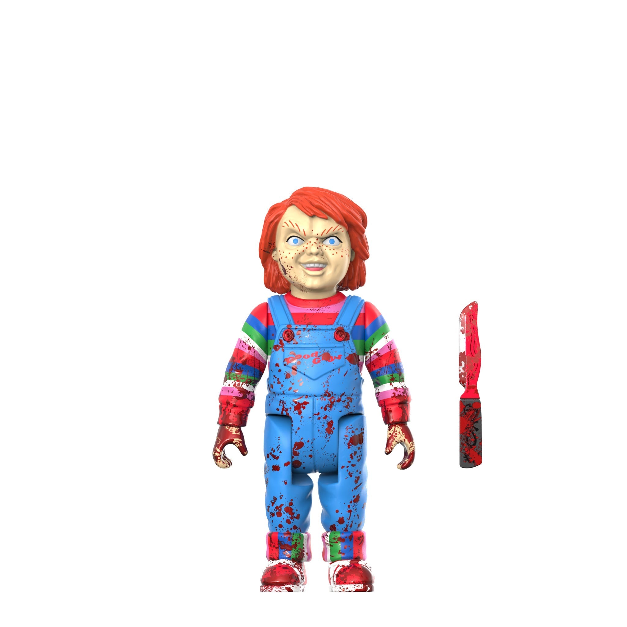 新品 CHILD'S PLAY 2 チャッキーアクションフィギュア Super 7 Child's Play 2 Evil Chucky ReAction 3.75 Inch Action