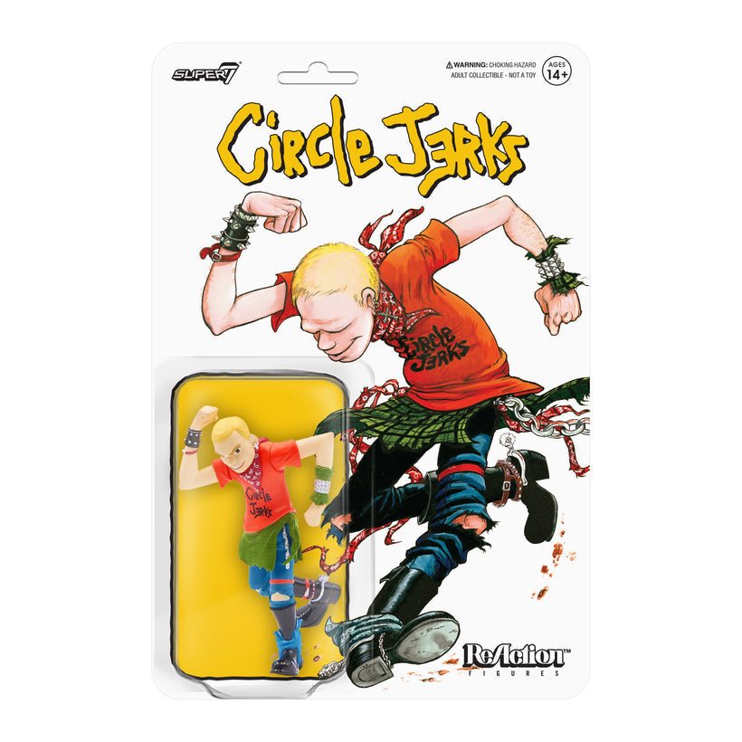 CIRCLE JERKS SKANK MAN REACTION FIGURE (W1 & GS SET)