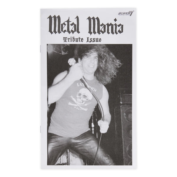 EXODUS PAUL BALOFF REACTION FIGURE- METAL MANIA FANZINE BUNDLE