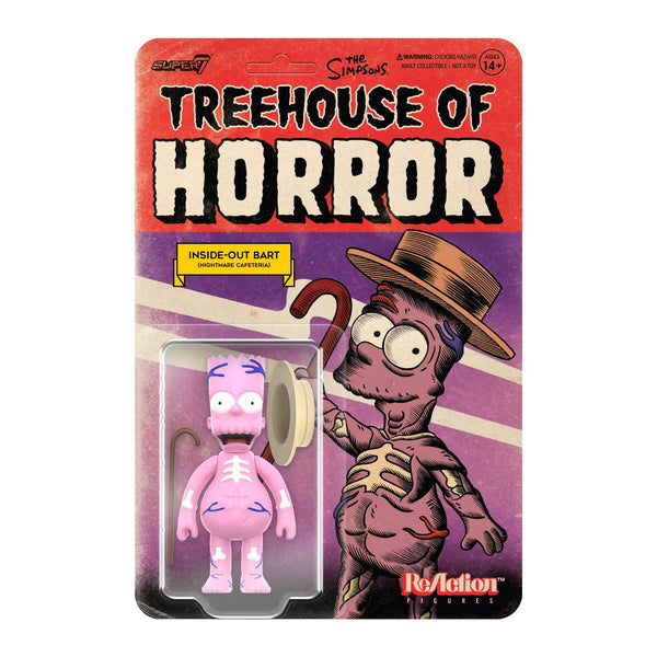 THE SIMPSONS REACTION WAVE 3 'TREEHOUSE OF HORROR - INSIDE OUT BART' FIGURE