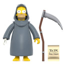 THE SIMPSONS REACTION WAVE 3 'TREEHOUSE OF HORROR - GRIM REAPER HOMER' FIGURE