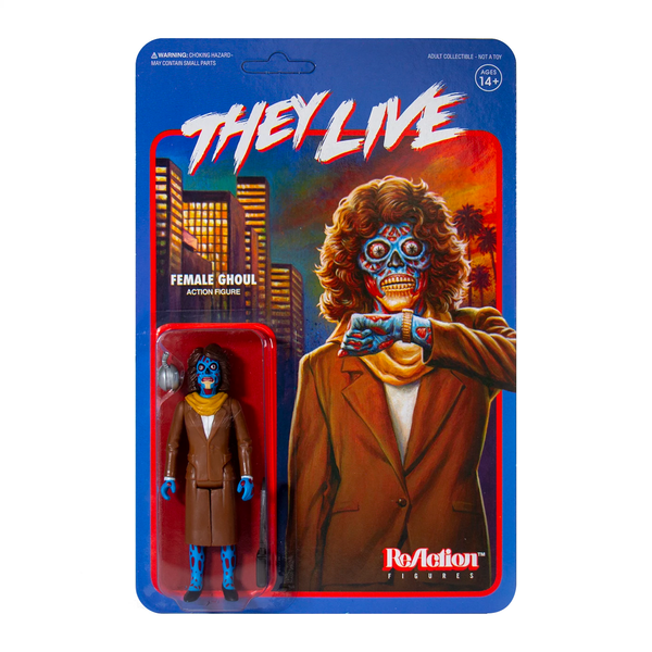 THEY LIVE REACTION FIGURE - FEMALE GHOUL