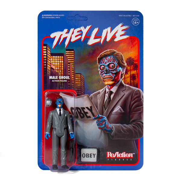 THEY LIVE REACTION FIGURE - MALE GHOUL