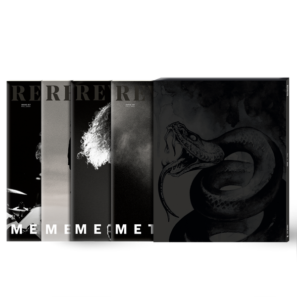 REVOLVER x METALLICA FALL 2021 ISSUE HAND-NUMBERED SLIPCASE WITH JOHN BAIZLEY SCREEN PRINT - ONLY 200 AVAILABLE
