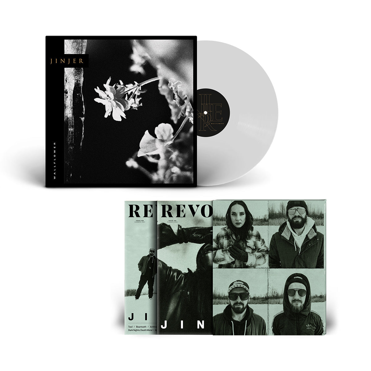 REVOLVER x JINJER SUMMER 2021 ISSUE DOUBLE SLIPCASE & EXCLUSIVE 'WALLFLOWER' WHITE LP BUNDLE – ONLY 250 AVAILABLE