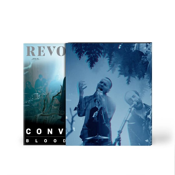 REVOLVER x CONVERGE WINTER 2021 ISSUE HAND-NUMBERED SLIPCASE W/ 'BLOODMOON' CLEAR NAVY CLOUDY 2LP - ONLY 200 AVAILABLE
