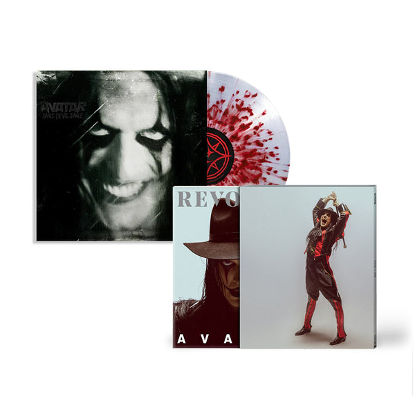 REVOLVER x AVATAR COLECTOR’S BUNDLE – 2022 WINTER ISSUE IN NUMBERED SLIPCASE  W/ ‘DANCE DEVIL DANCE’ LP (Exclusive Clear w/ Opaque Red Splatter Vinyl)