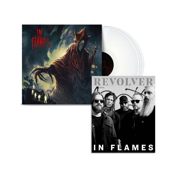 IN FLAMES ‘FOREGONE’ 2LP (Limited Edition White Vinyl) + Revolver Winter 2022 Issue