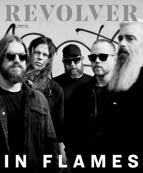 REVOLVER WINTER 2022 ISSUE FEATURING IN FLAMES
