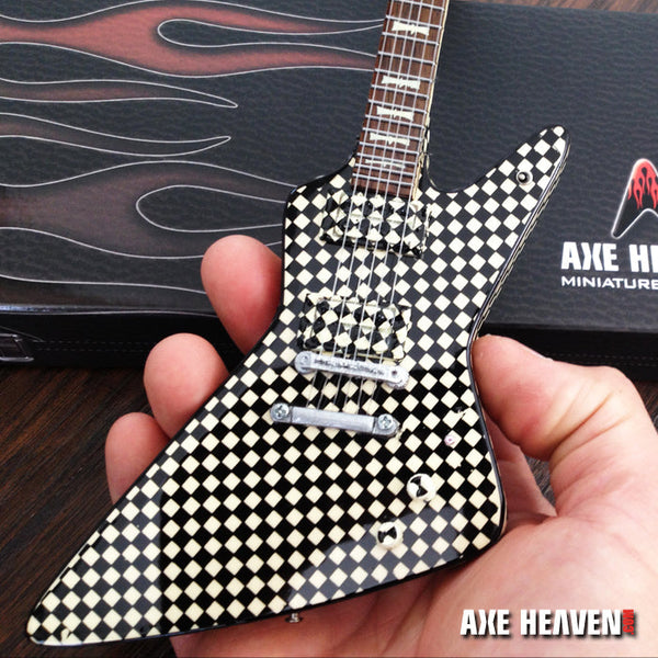 『3年保証』 CHEAP TRICK - RICK NIELSEN - CHECKERED EXP MINI GUITAR ギター
