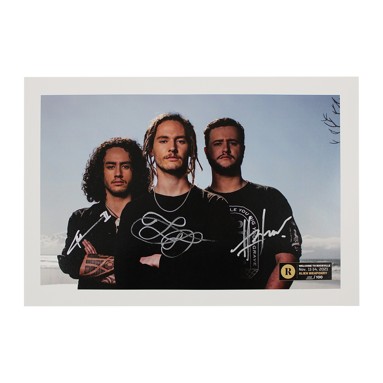 ALIEN WEAPONRY X REVOLVER ROCKVILLE - SIGNED FESTIVAL POSTER