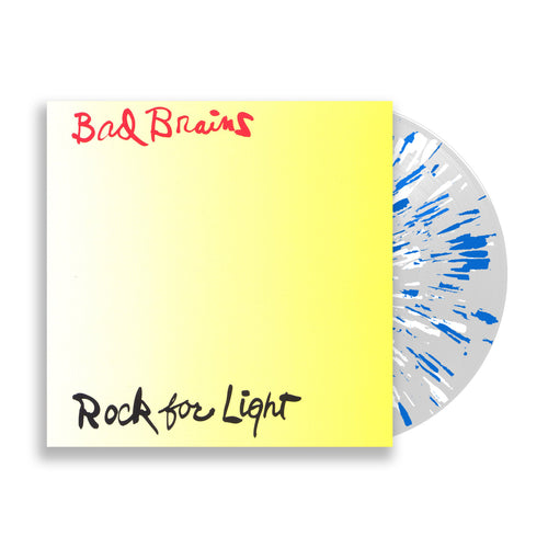 BAD BRAINS 'ROCK FOR LIGHT' LP (Limited Edition — Only 350 Made, Clear, White, & Blue Splatter Vinyl)