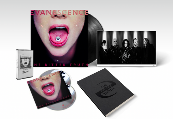 EVANESCENCE - 'THE BITTER TRUTH' LIMITED-EDITION BUNDLE WITH AUTOGRAPHED PRINT – ONLY 500 AVAILABLE