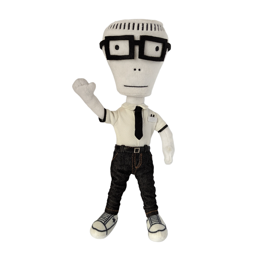 DESCENDENTS MILO GOES TO COLLEGE 12" POSABLE PUNK PLUSH FIGURE