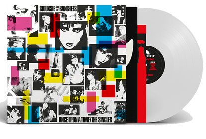 SIOUXSIE & THE BANSHEES 'ONCE UPON A TIME/THE SINGLES' CLEAR LP