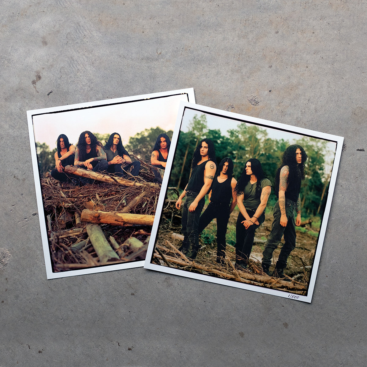 TYPE O NEGATIVE DIGITAL 12X12 PHOTO PRINT SET W/ SPECIAL TEXTURE PRINTING (Series 1)