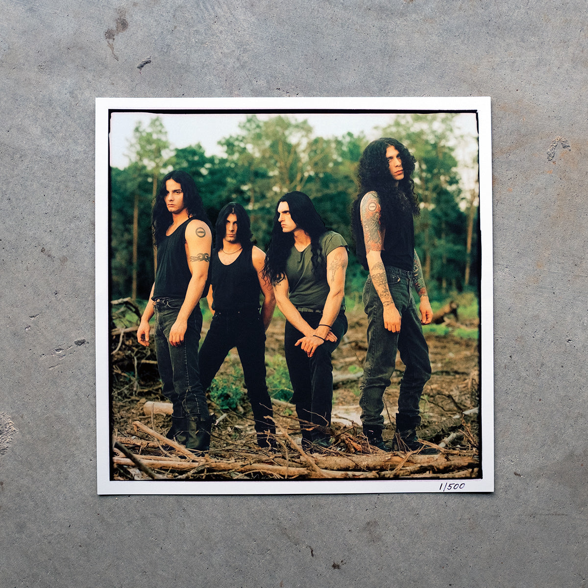 TYPE O NEGATIVE DIGITAL 12X12 PHOTO PRINT SET W/ SPECIAL TEXTURE PRINTING (Series 1)