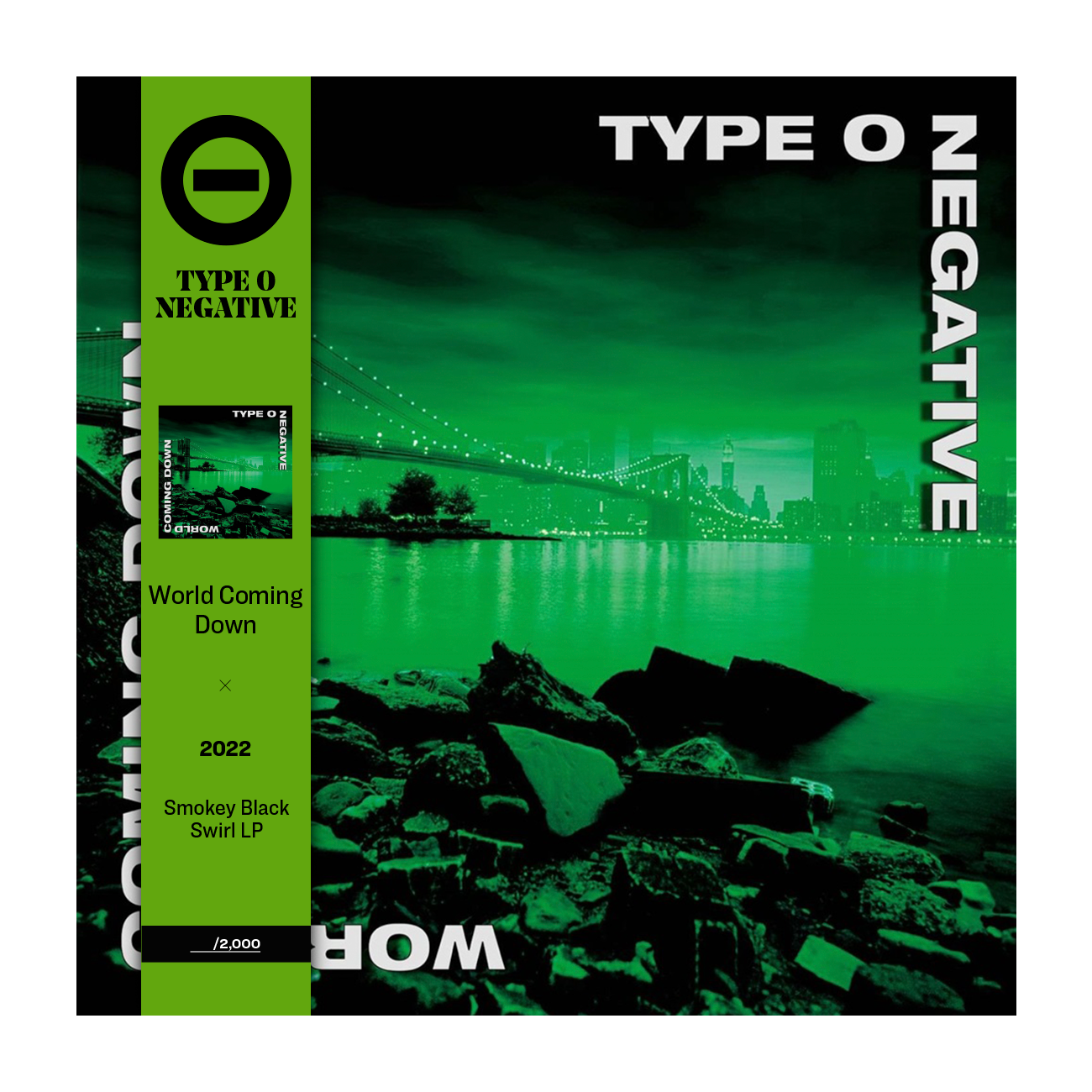 REVOLVER x TYPE O NEGATIVE 'WORLD COMING DOWN' – LP + BOOK OF TYPE O NEGATIVE SPECIAL COLLECTOR'S EDITION