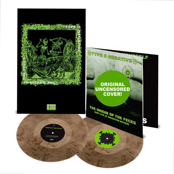 TYPE O NEGATIVE ‘THE ORIGIN OF THE FECES’ 2LP (Limited Edition – Only 1000 made, Smoke Vinyl)