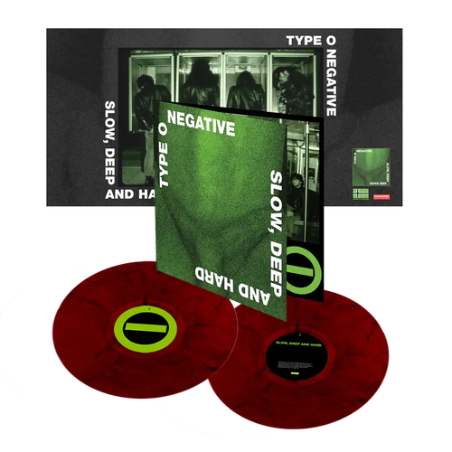 TYPE O NEGATIVE 'SLOW, DEEP & HARD' 2LP (Limited Edition – Only 500 Made, Blood Red Marble Vinyl)
