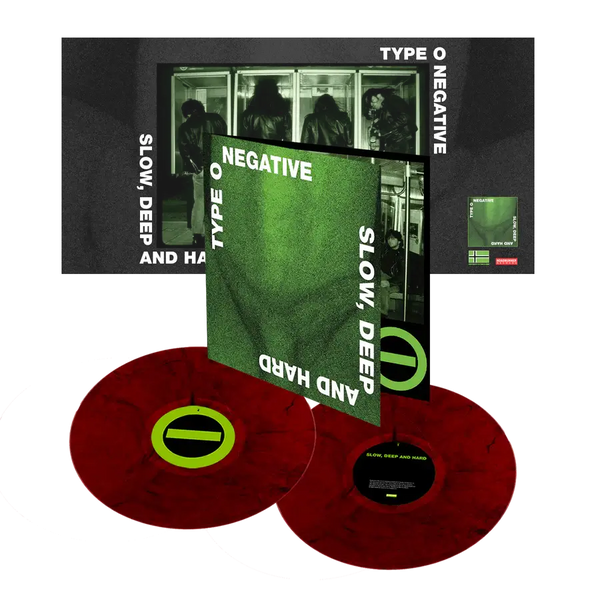 TYPE O NEGATIVE 'SLOW, DEEP & HARD' 2LP (Limited Edition – Only 500 Made, Blood Red Marble Vinyl)