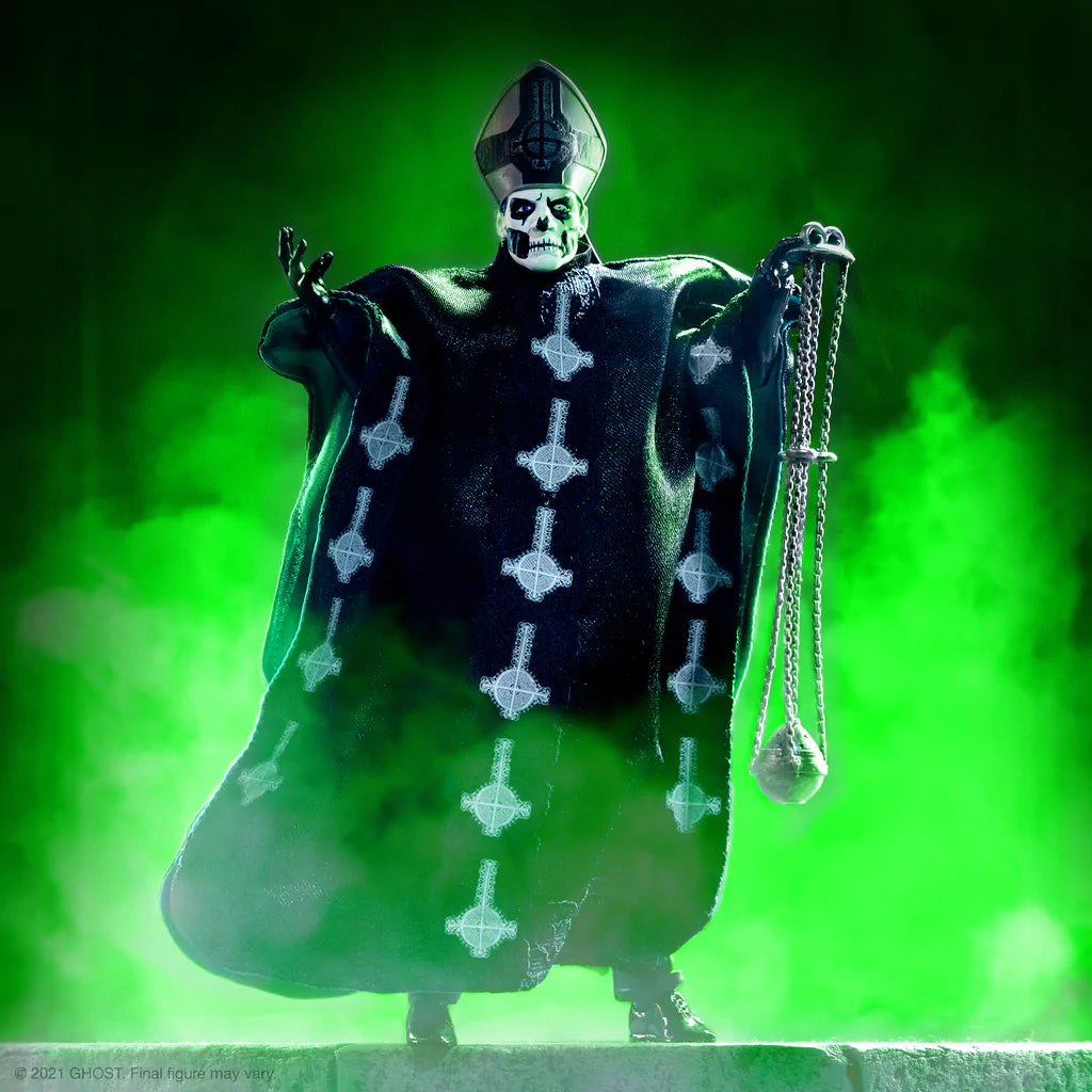 SUPER7 'GHOST ULTIMATES! WAVE 2 - PAPA EMERITUS II' ACTION FIGURE