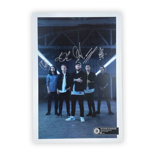WE CAME AS ROMANS x REVOLVER x WELCOME TO ROCKVILLE 2022 LIMITED EDITON NUMBERED POSTER