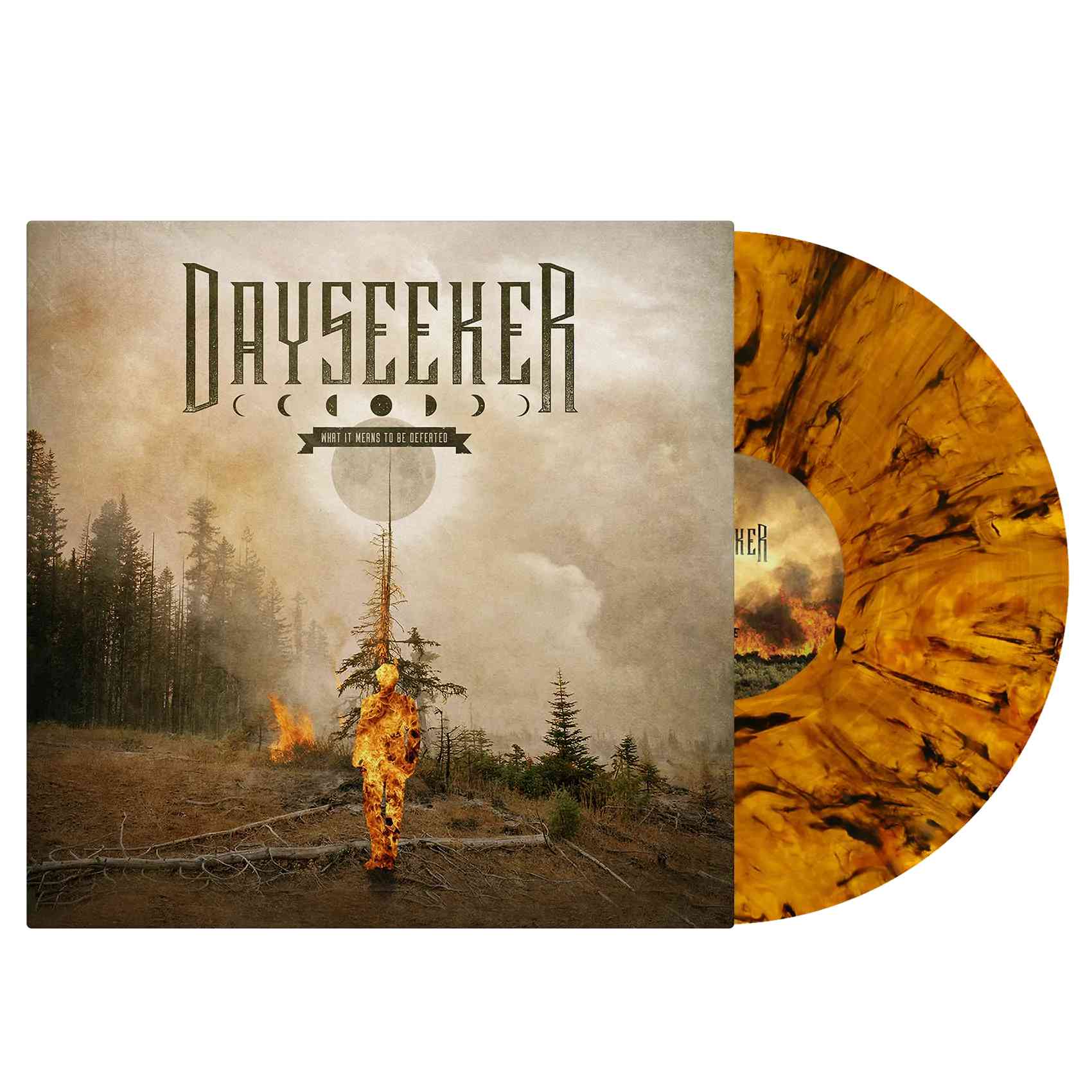 DAYSEEKER 'WHAT IT MEANS TO BE DEFEATED' LP (Tiger Eye Vinyl)