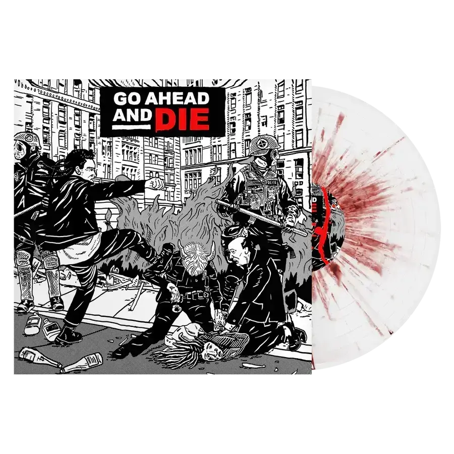 GO AHEAD AND DIE 'GO AHEAD AND DIE' LP (Limited Edition — Only 300 Made, Red Splatter Vinyl)