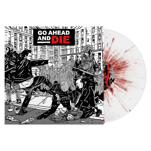 GO AHEAD AND DIE 'GO AHEAD AND DIE' LP (Limited Edition — Only 300 Made, Red Splatter Vinyl)