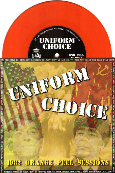 UNIFORM CHOICE '1982 ORANGE PEEL SESSIONS' 7" EP (Orange Vinyl)