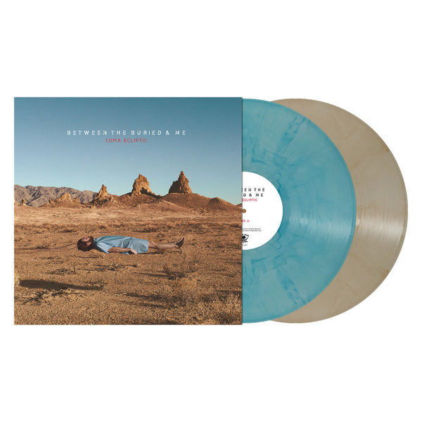 BETWEEN THE BURIED AND ME 'COMA ECLIPTIC' TRANSPARENT BLUE BROWN MARBLE 2LP