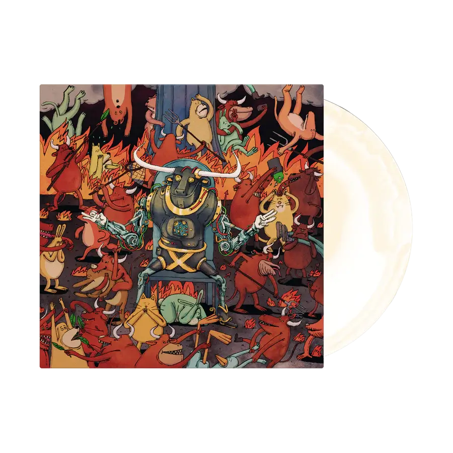 DANCE GAVIN DANCE ‘AFTERBURNER’ LIMITED-EDITION WHITE & BONE VINYL— ONLY 666 MADE