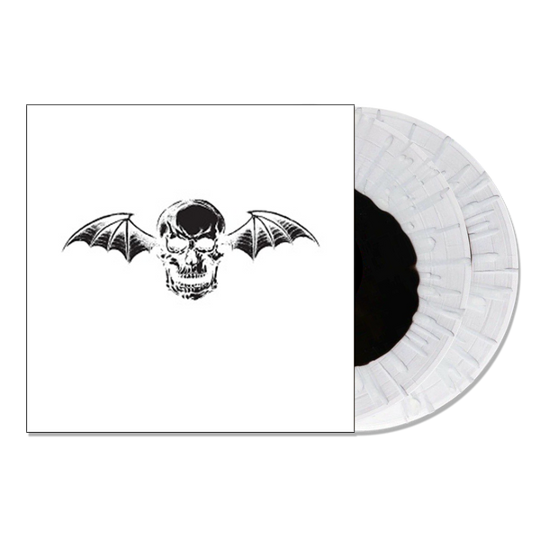 AVENGED SEVENFOLD 'AVENGED SEVENFOLD' LIMITED-EDITION BLACK INSIDE CLEAR WITH WHITE SPLATTER 2LP – ONLY 500 MADE