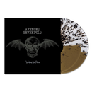 AVENGED SEVENFOLD 'WAKING THE FALLEN' LIMITED-EDITION CLEAR AND GOLD SPLIT WITH BLACK SPLATTER 2LP – ONLY 250 MADE