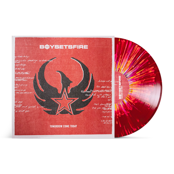 BOYSETSFIRE 'TOMORROW COME TODAY' 12" EP (Rainbow Red Splatter Vinyl)