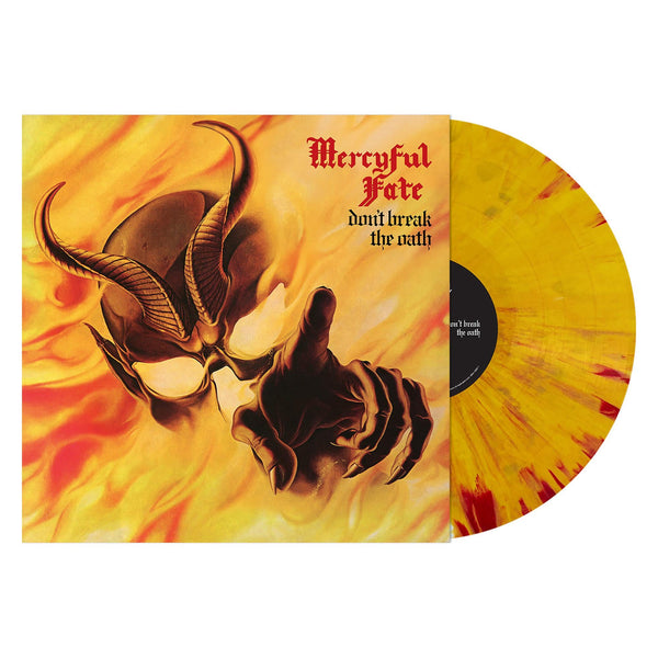 MERCYFUL FATE 'DON'T BREAK THE OATH' LP (Yellow w/ Red Marble Vinyl)