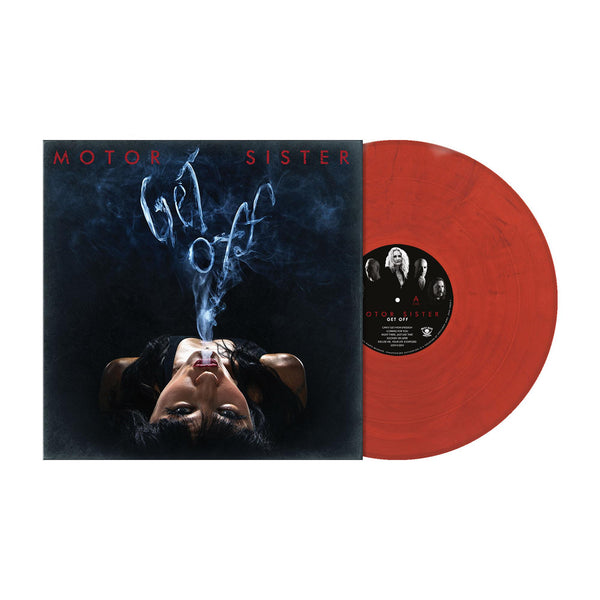 MOTOR SISTER 'GET OFF' LP (Crimson Red w/Blue Smoke Vinyl)