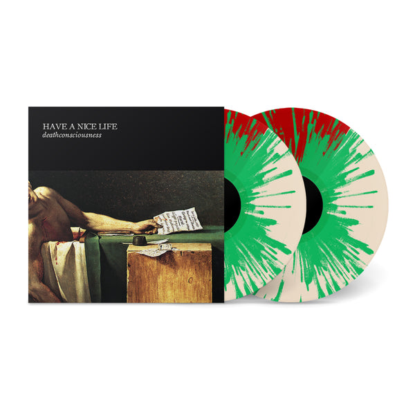 HAVE A NICE LIFE ‘DEATHCONSCIOUSNESS’ 2LP (Limited Edition – Only 200 made, Blood Red & Bone Half & Half w/ Kelly Green Splatter Vinyl)